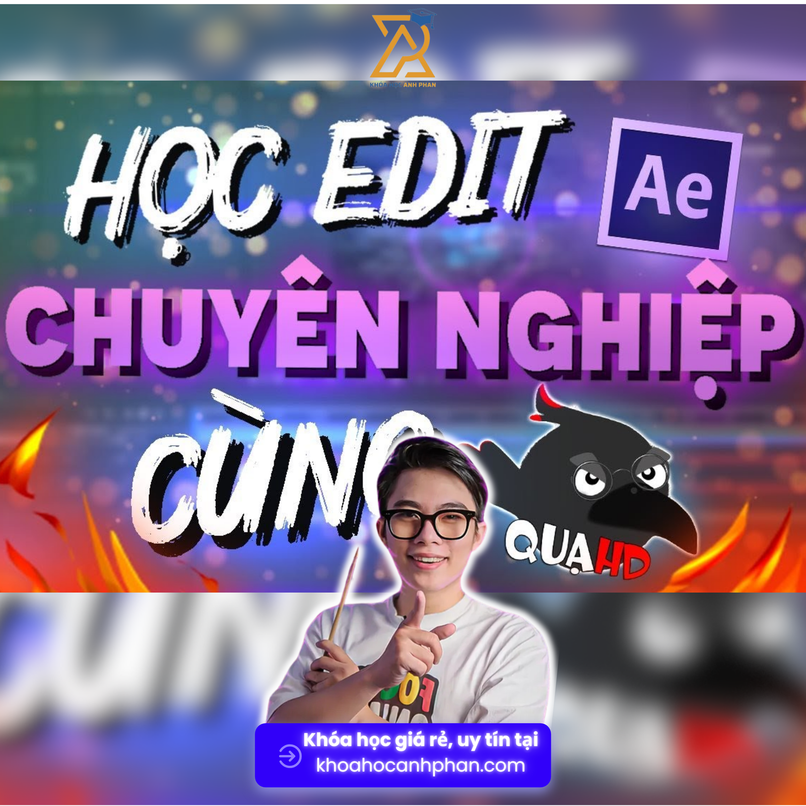 Share khóa học After Effect cùng Quạ HD mới nhất