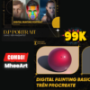 Share Combo 2 Khóa Digital Painting - MheeArt