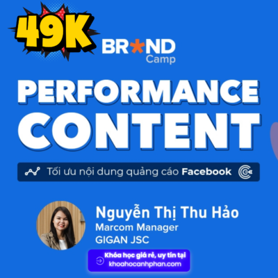 Performance Content: Tối ưu nội dung quảng cáo Facebook - Hảo Nguyễn Share Khóa Học Performance Content Tối ưu nội dung quảng cáo Facebook