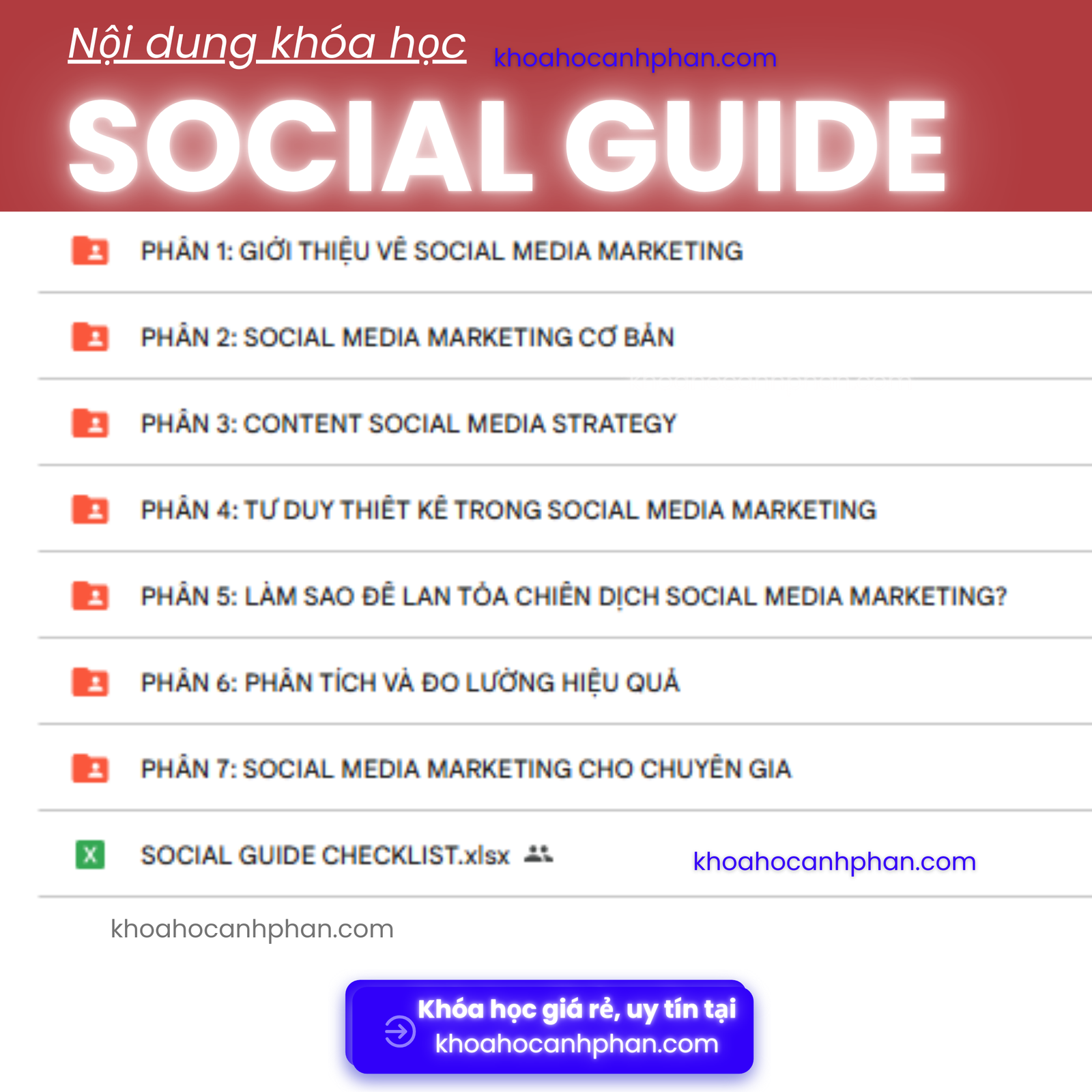 Share khóa học Social Guide Hạnh Social