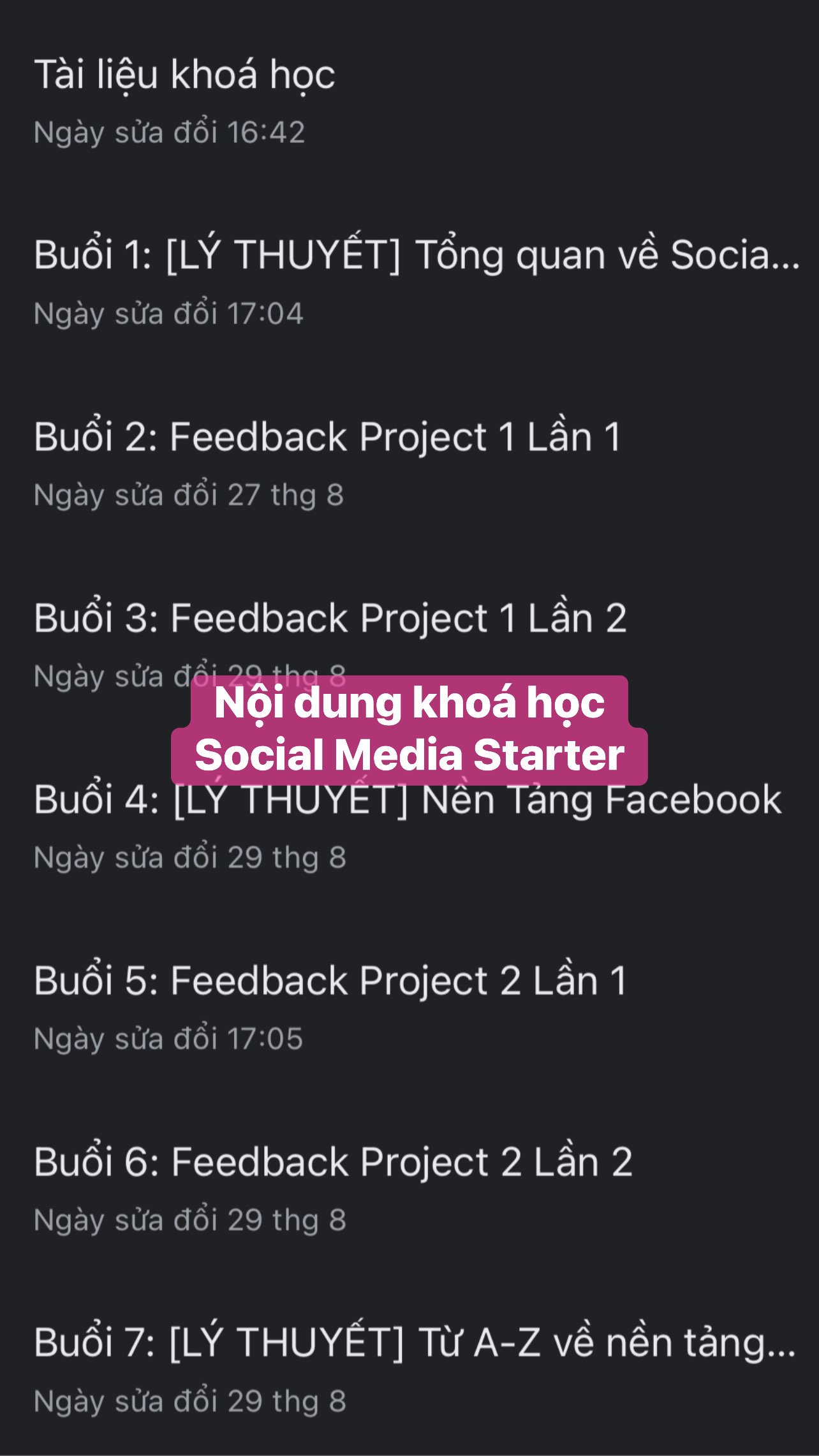 Alternative view of Khóa học  Social Media Starter - QCC Mastery Hub mới nhất 2025