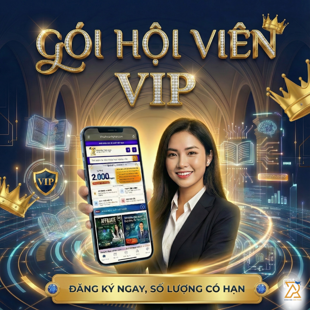 Gói hội viên VĨNH VIỄN - Học tất cả khoá học trọn đời