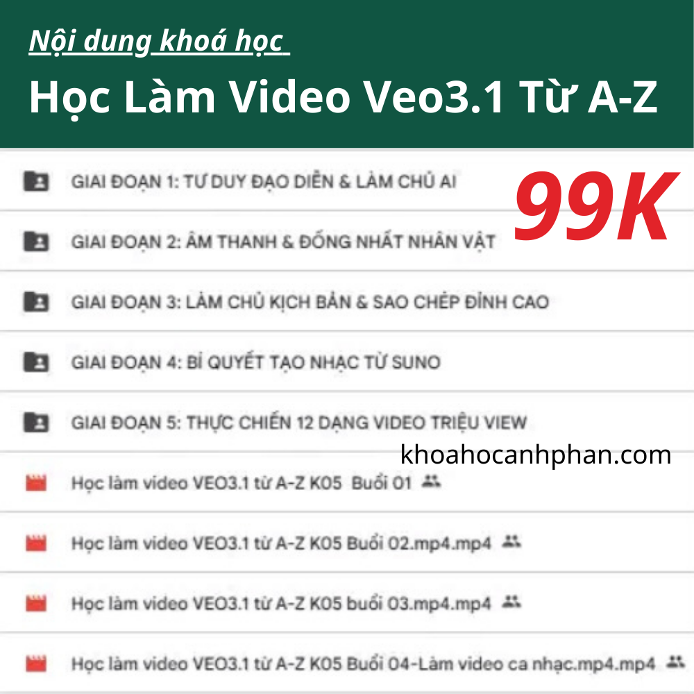 Học Làm Video Veo3.1 Từ A-Z cùng Lê Đăng Khương