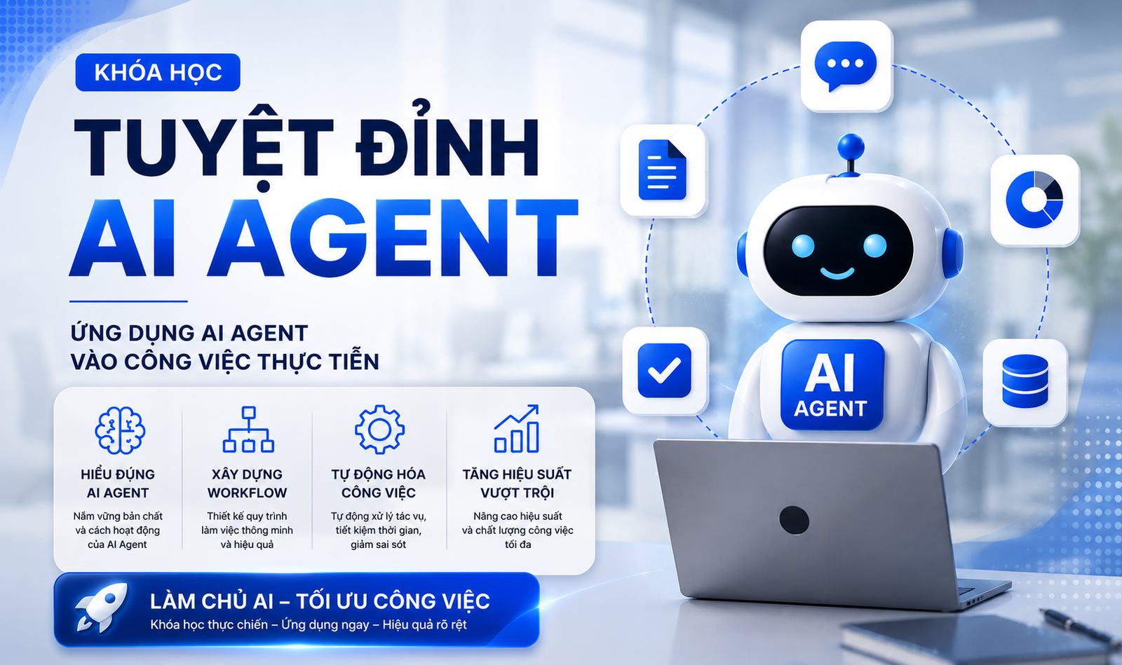 Khóa Học Tuyệt Đỉnh AI Agent & Vibe Coding